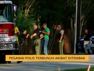 Pegawai polis terbunuh akibat ditembak