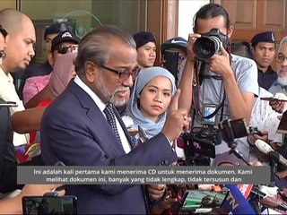 Shafee dan Sulaiman bertikam lidah mengenai dokumen