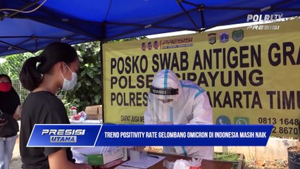 Trend Positivity Rate Gelombang Omicron Di Indonesia Masih Naik