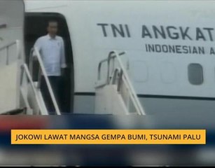 Jokowi lawat mangsa gempa bumi, Tsunami Palu
