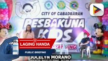 Resbakuna Kids para sa mga edad 5-11, nagsimula na sa probinsiya ng Agusan del Norte