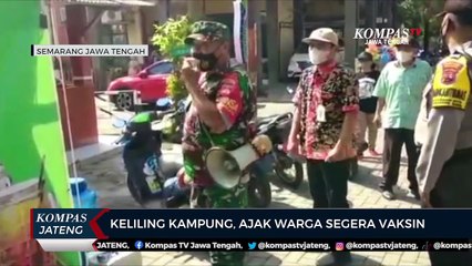 Keliling Kampung, Ajak Warga Segera Vaksin