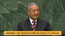 Tun Mahathir kembali berucap di pentas PBB