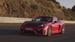 The new Porsche 718 Cayman GT4 RS in Red Driving Video