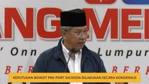 Keputusan boikot PRK Port Dickson dilakukan secara konsensus