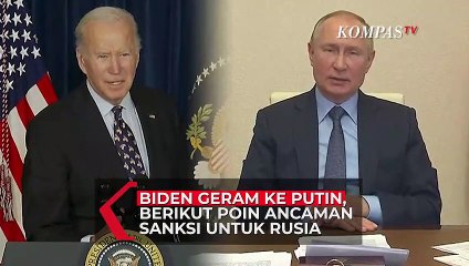 Presiden AS Joe Biden Geram ke Putin, Berikut Poin Ancamannya