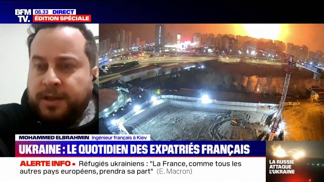 C'est horrible ce qu'il se passe : cet ingénieur français, qui habite à Kiev, évoque une situation très critique