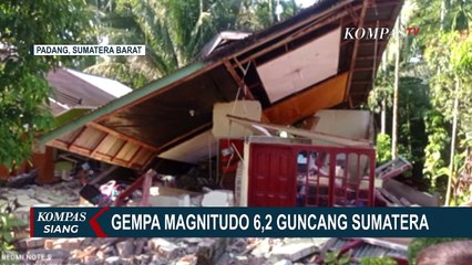 Gempa Bermagnitugo 6,2 Guncang Sumatera, Disebut Tidak Berpotensi Tsunami