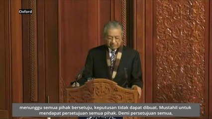 Muafakat penting, tetapi keputusan harus dibuat