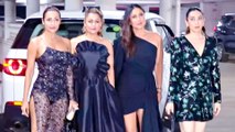 Malaika, Kareena & Karisma Look Hot In Black Dresses At Ritesh Sidhwani's Party