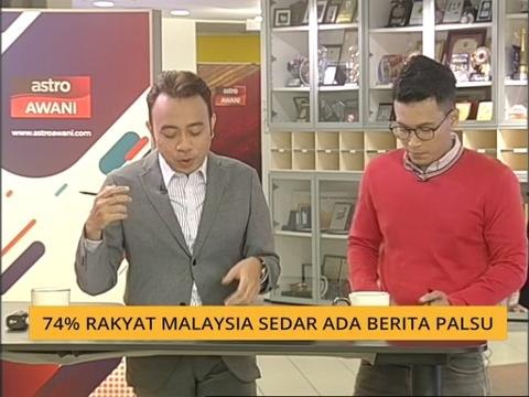 Teh Tarik AWANI 23 Sept: 74 peratus rakyat Malaysia sedar ada berita palsu