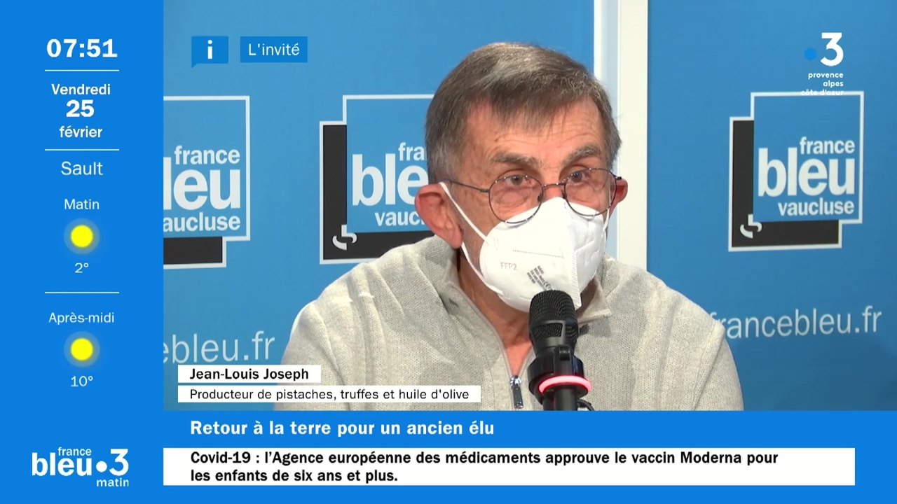 Jean-Louis Joseph, invité de France Bleu Vaucluse