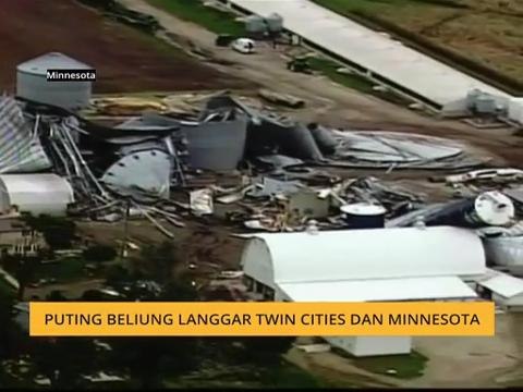 Puting beliung langgar Twin Cities dan Minnesota