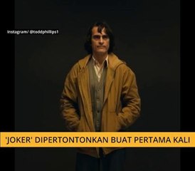 'Joker' dipertontonkan buat pertama kali
