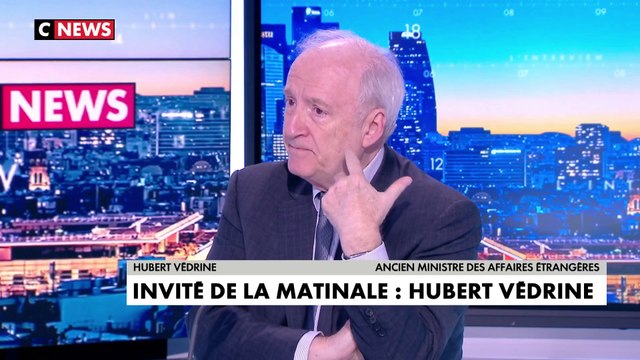 Hubert Védrine : «C’était une provocation dangereuse d’annoncer l’entrée de l’Ukraine dans l’OTAN»
