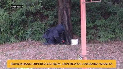 Bungkusan dipercayai bom, dipercayai angkara wanita