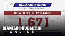 DOH reports 1,671 new cases, bringing the national total to 3,658,892, as of FEBRUARY 25, 2022