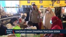 Histeris Siswa Warnai Pelaksanaan Vaksinasi Anak Di Kendari