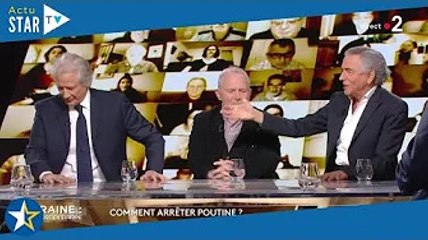 Dominique de Villepin quitte précipitamment le plateau de France 2 après un vif échange avec BHL