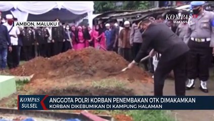Anggota Polri Korban Penembakan OTK Dimakamkan