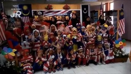 #AWANIJr: Merdeka di perpustakaan