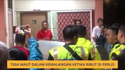 Tiga maut dalam kemalangan ketika ribut di Perlis