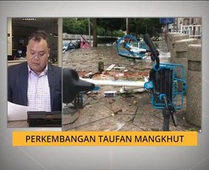 Perkembangan taufan Mangkhut