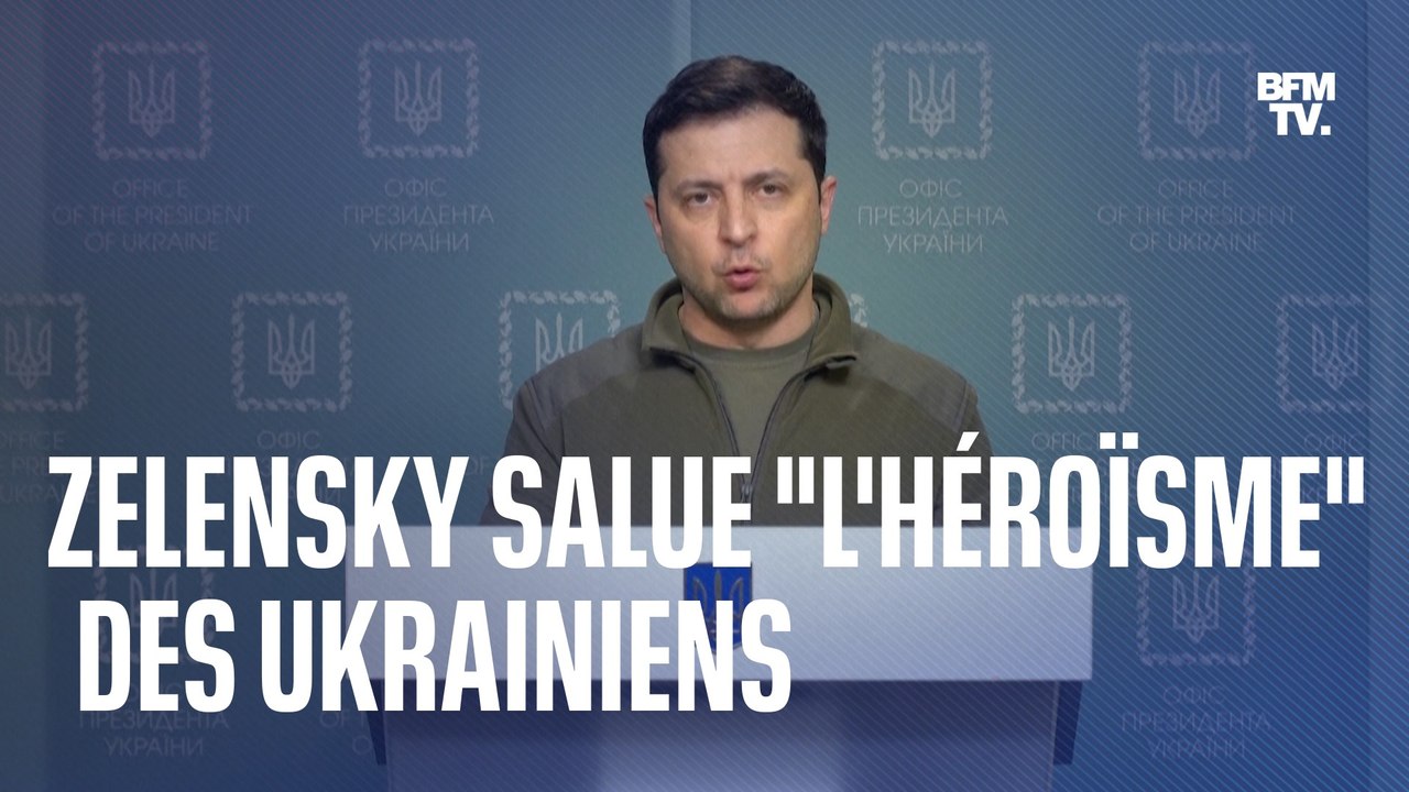 "Ils ne font aucune distinction entre les zones dans lesquelles ils opèrent"  Volodymyr Zelensky accuse les forces russes de viser aussi des zones civiles