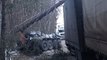 Rusya’nın tankı Türk vatandaşının tırına çarptı, şoför korku dolu anları anlattı:
