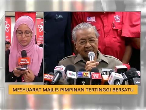 Perkembangan Mesyuarat Majlis Pimpinan Tertinggi BERSATU