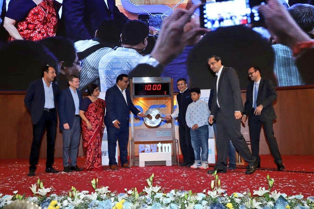 Paytm Lists On Bourses