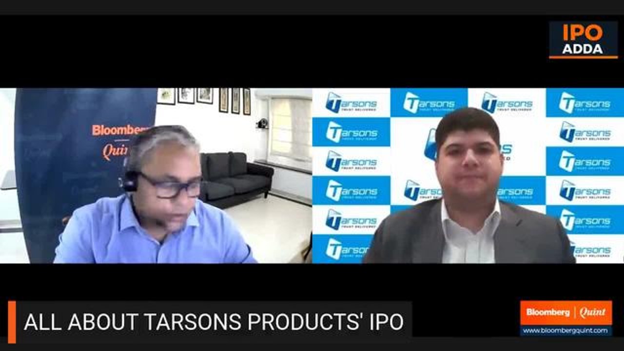 IPO Adda With Tarsons Products