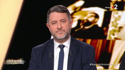 Pierre Servent hier soir dans "Ukraine, la guerre en Europe" sur France 2