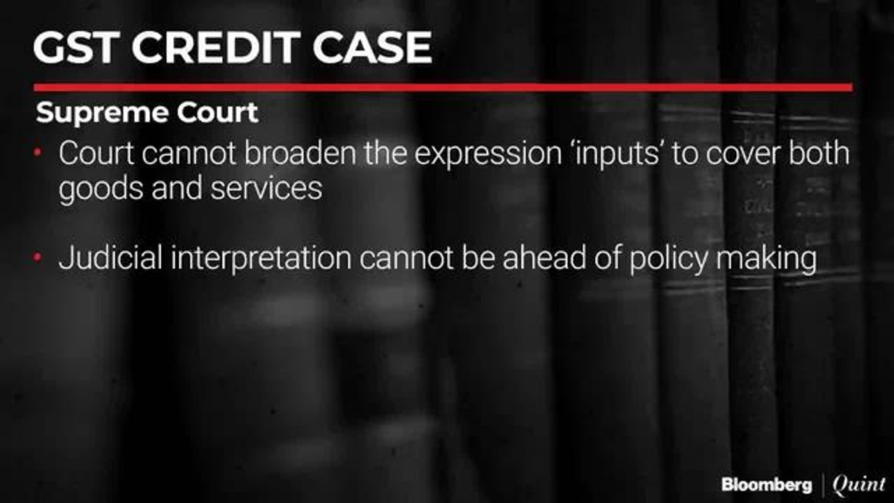 Supreme Court Upholds Validity Of Tax Credit Provision