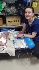 Ukrayna’da yenidoğan servisindeki bebekler hastanenin sığınağına indirildi