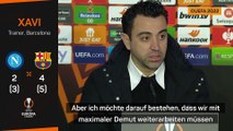 Xavi: Sieg bei Napoli gibt uns Selbstvertrauen