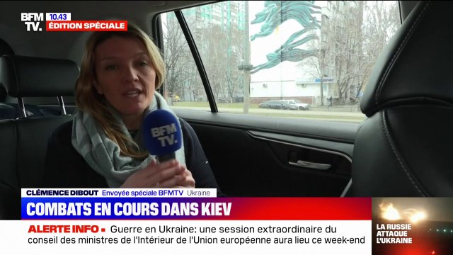 Guerre en Ukraine: à Kiev, les habitants tentent de gagner l'ouest du pays, malgré les embouteillages