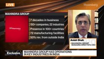 Mahindra Group CEO Anish Shah Discusses Outlook, Strategy