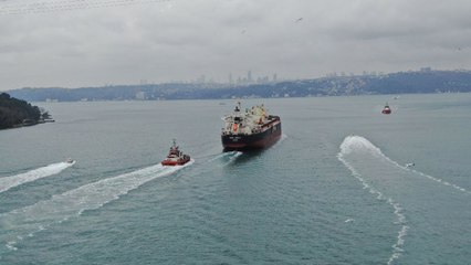 Скачать видео: Odesa'da vurulan Türk gemisi İstanbul'a ulaştı