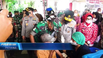 Kapoldasu dan Pangdam I/BB Tinjau Gebyar Vaksinasi Booster di Pematang Siantar