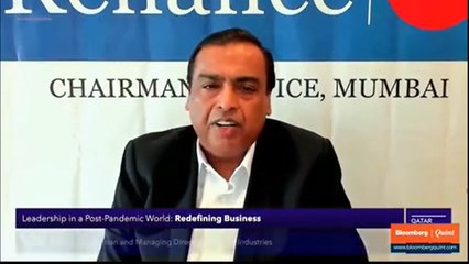 Mukesh Ambani Speaks At The Qatar Economic Forum