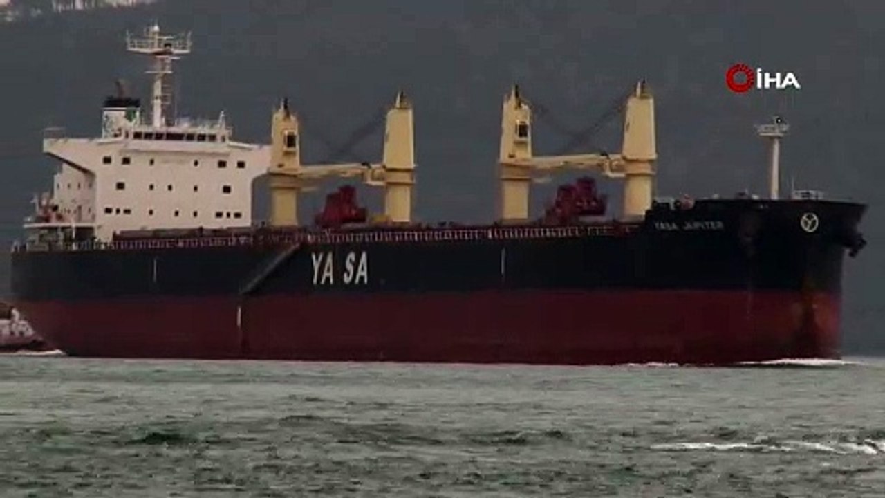Odessa'da vurulan Türk gemisi İstanbul'a ulaştı