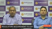 IPO Adda With Suryoday Small Finance Bank BB Ramachandran & Bhavin Damania