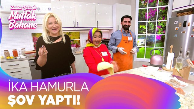 İka pizza hamuru açmayı başarabildi mi? - Zahide Yetiş ile Mutfak Bahane 25 Şubat 2022