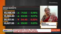 Bloomberg Exclusive With Finance Minister Nirmala Sitharaman