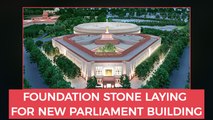 PM Modi Performed Foundation Stone Laying Ceremony For New Parliament Building