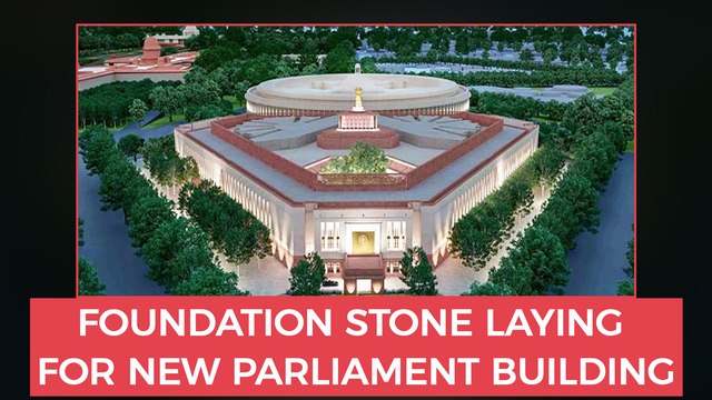 PM Modi Performed Foundation Stone Laying Ceremony For New Parliament Building