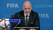 Infantino calls for 'peace in Ukraine' following Russian invasion
