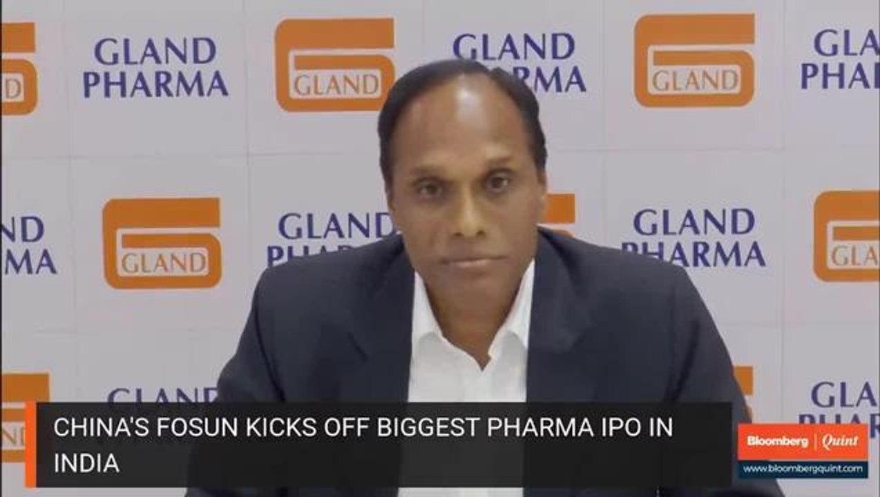 IPO Adda With Gland Pharma's MD Srinivas Sadu