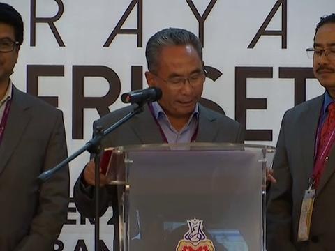 Pengumuman keputusan Pilihan Raya Kecil (PRK) DUN Seri Setia oleh Suruhanjaya PIlihan Raya, pada Sabtu, 8 September 2018 di Petaling Jaya.